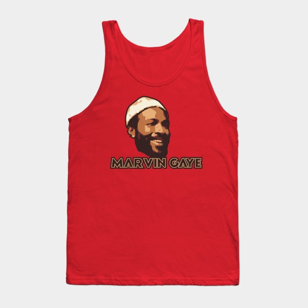 Marvin Gaye Vintage FanArt Tank Top by Trendsdk